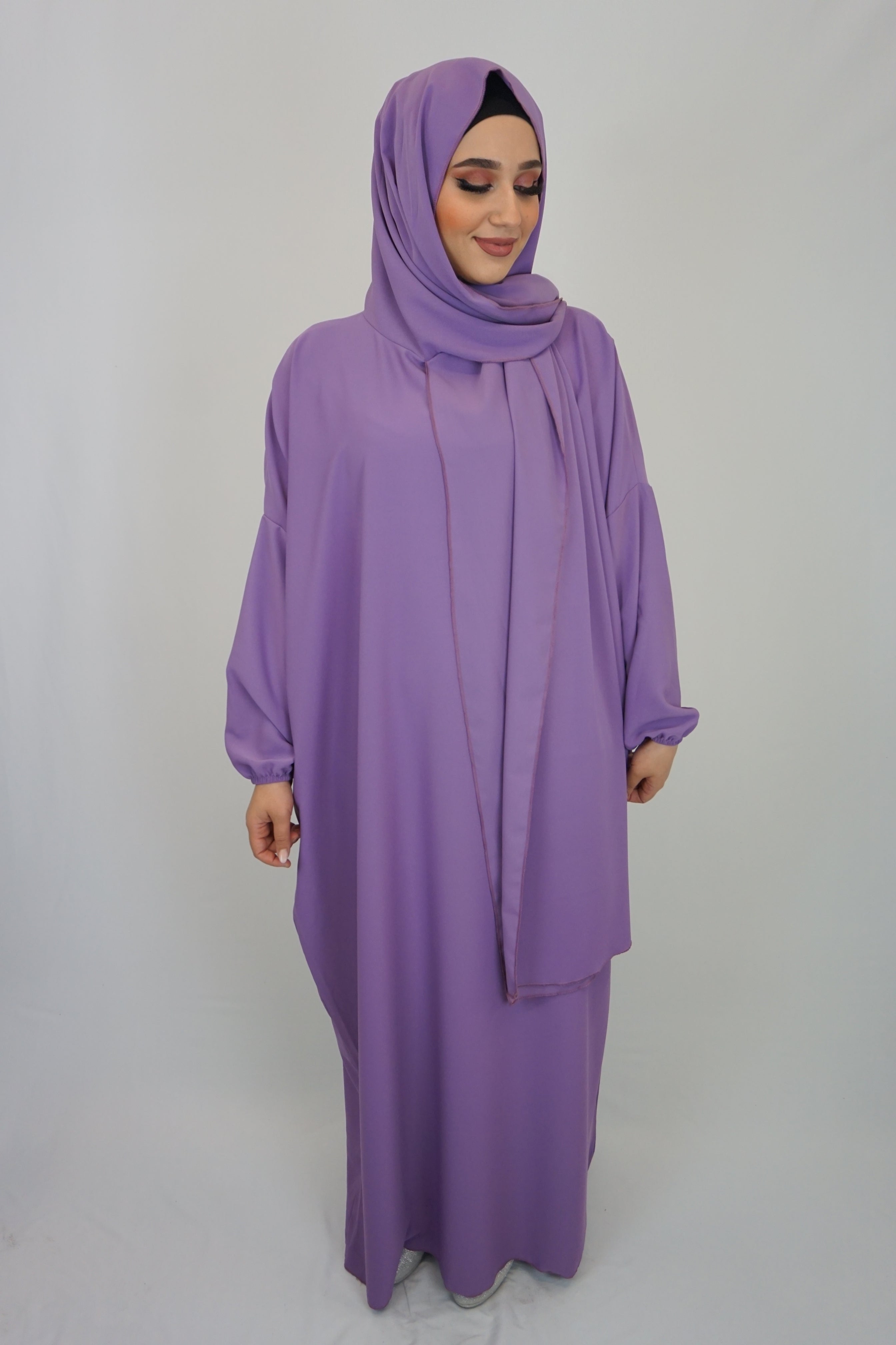 Hijab-Abaya Flieder