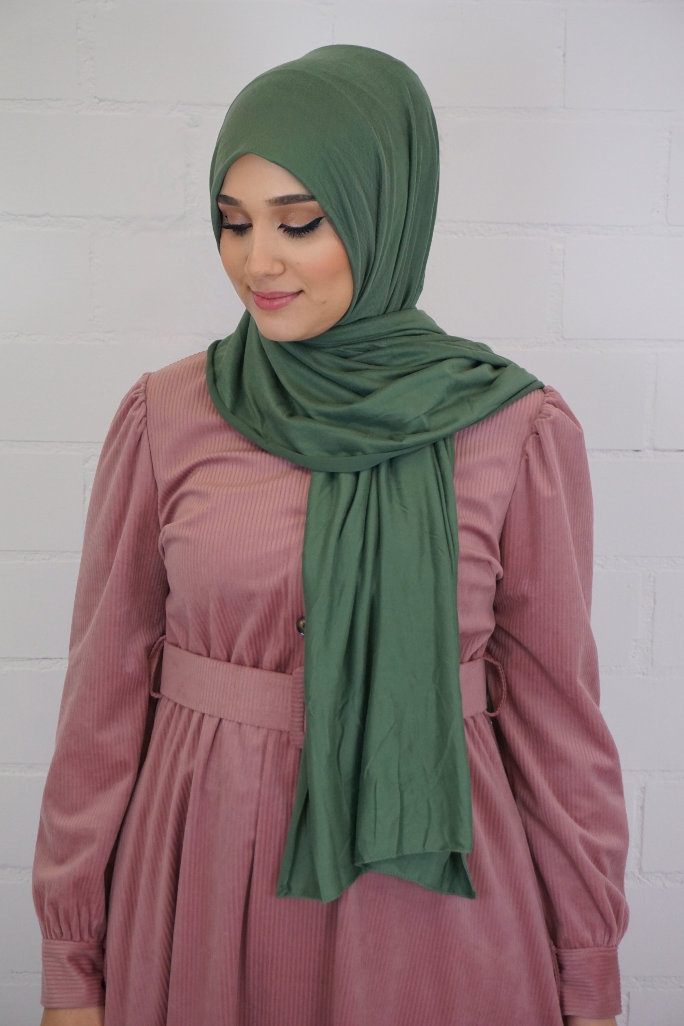 Jersey Hijab Fiza Grasgrün