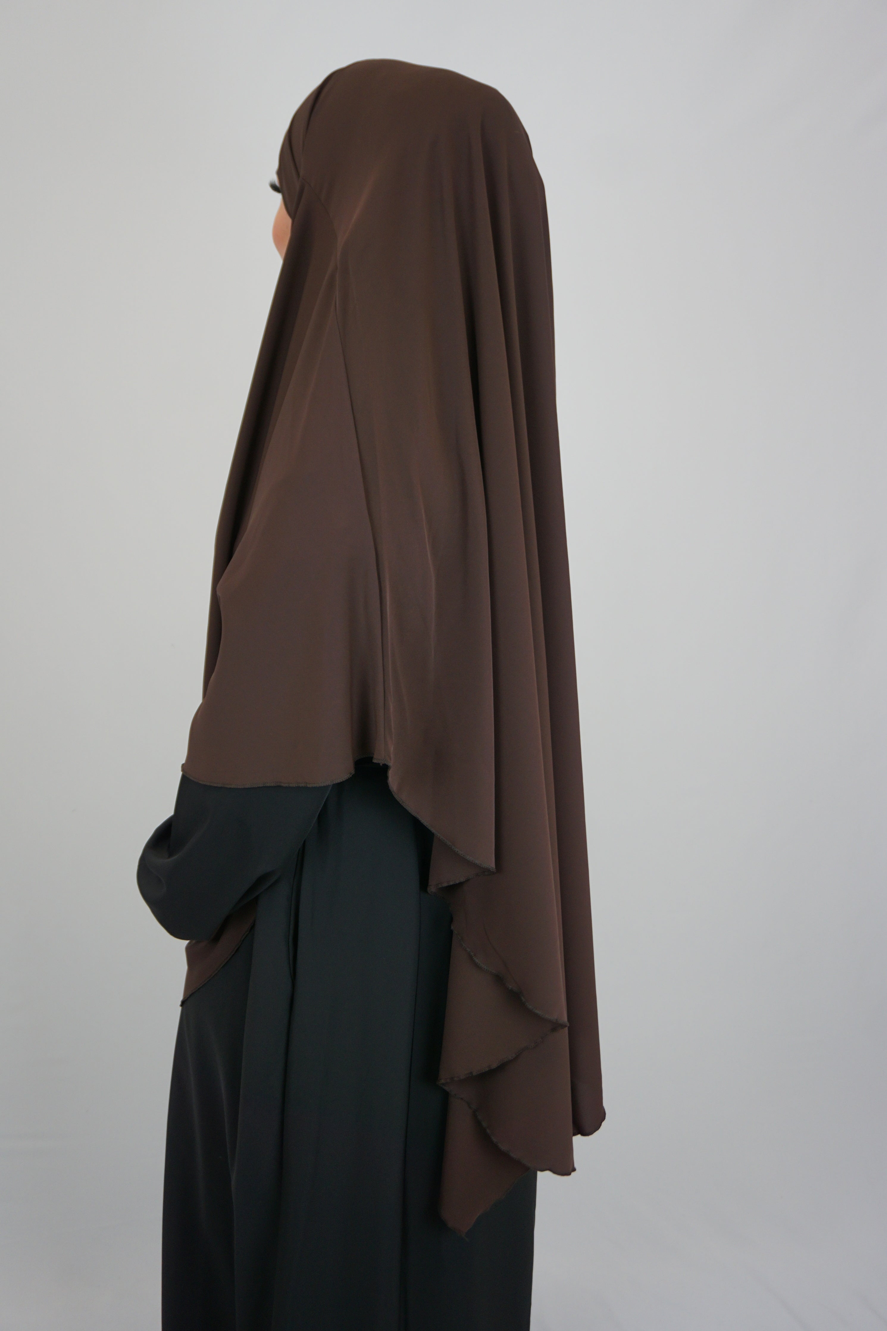 Medina Khimar 1-lagig Braun