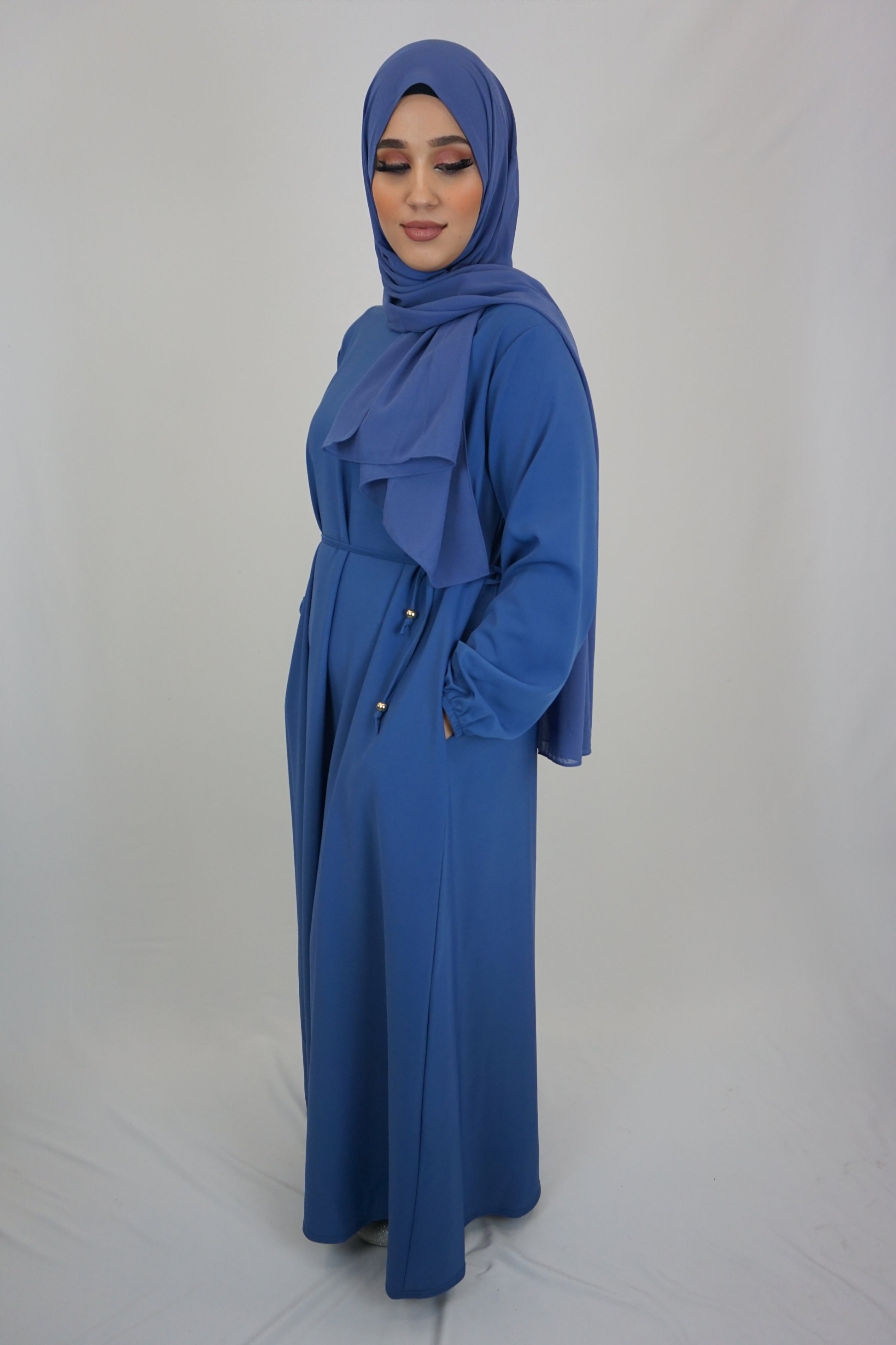 Basic Abaya Royalblau