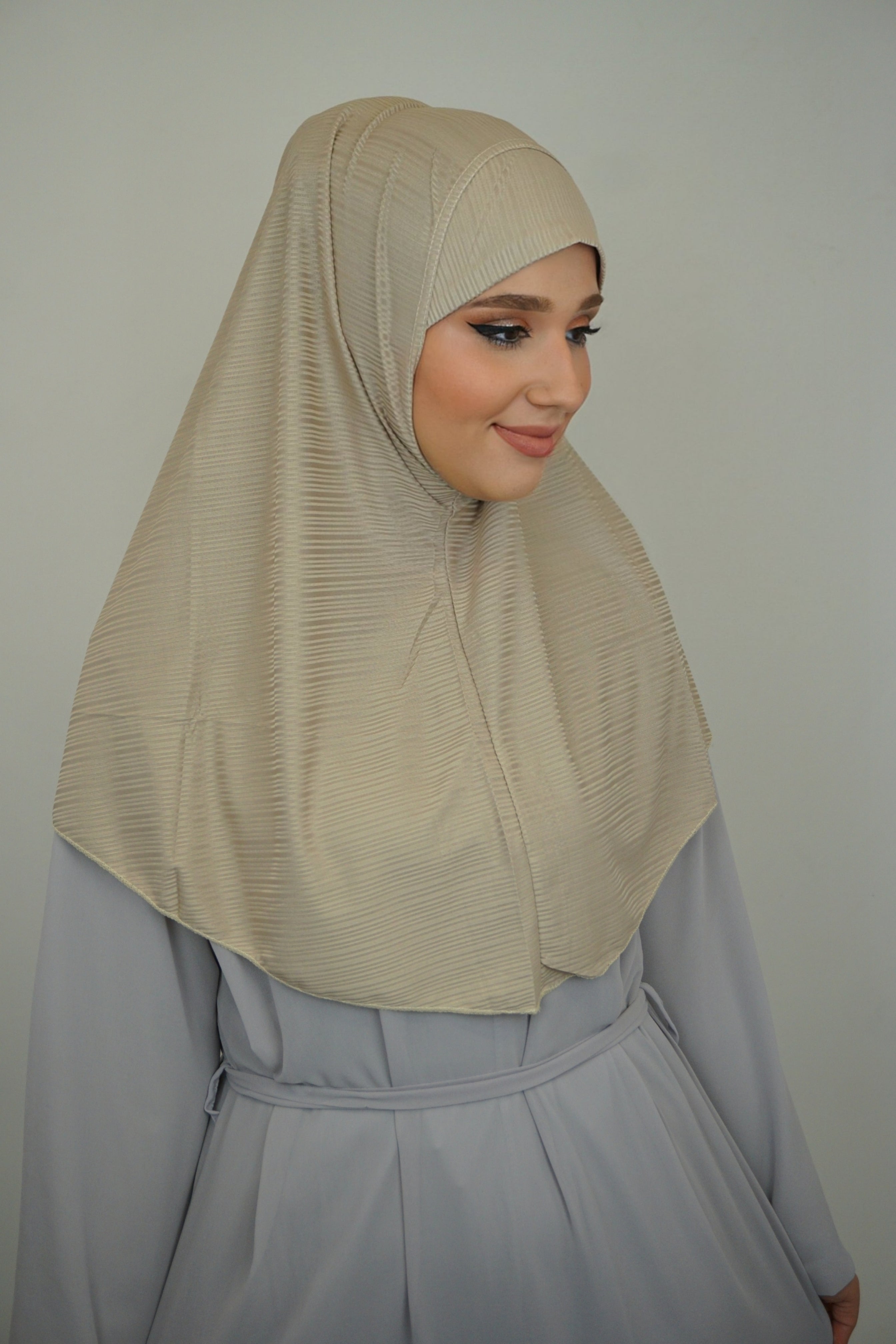 Jersey Ripped FertigHijab Beige