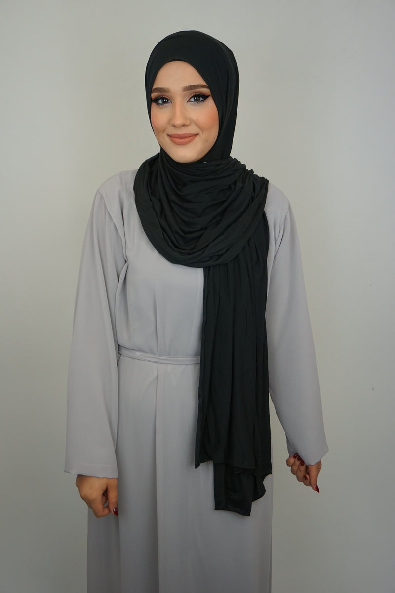 Jersey XL Hijab Schwarz