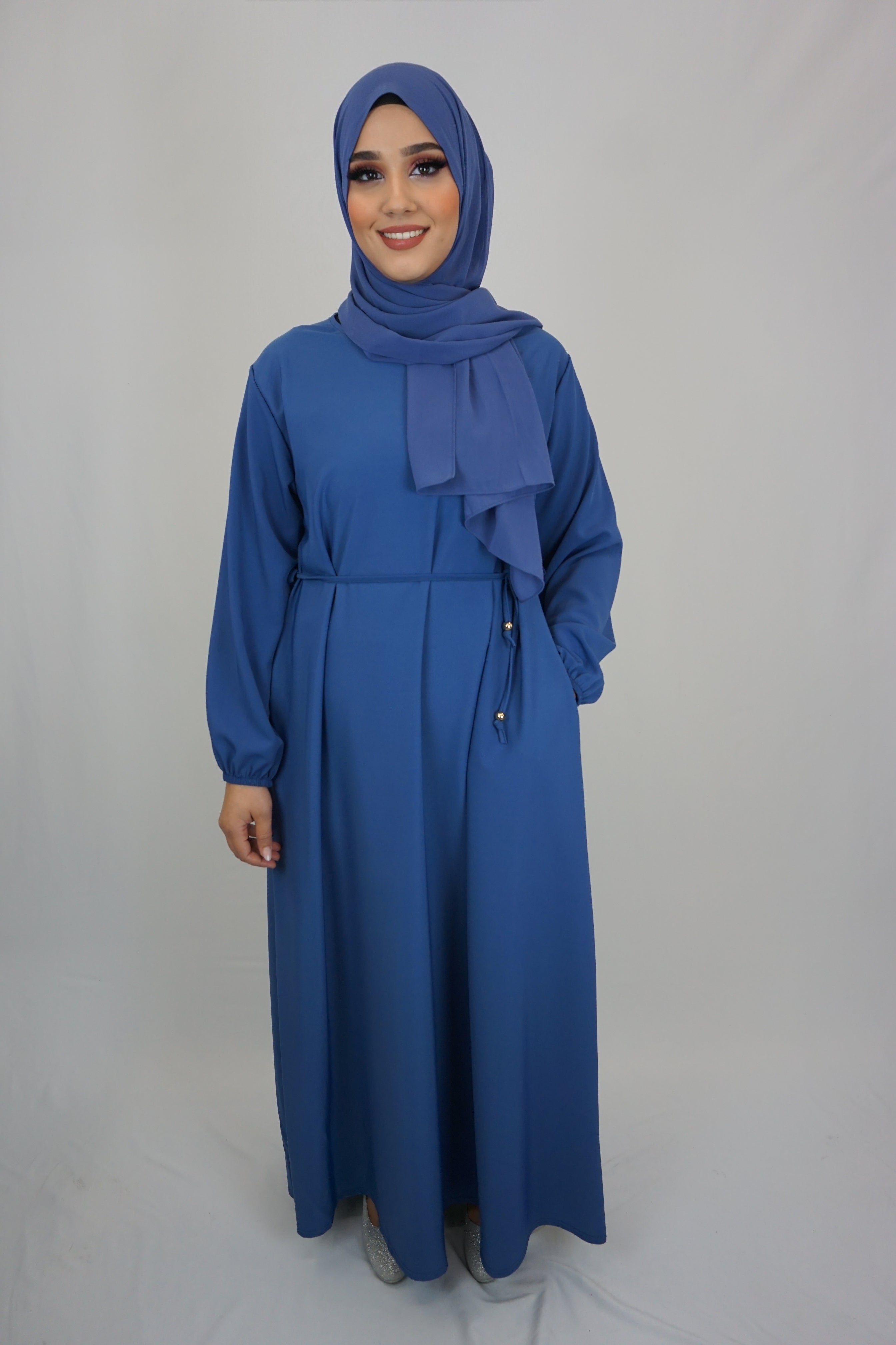 Basic Abaya Royalblau