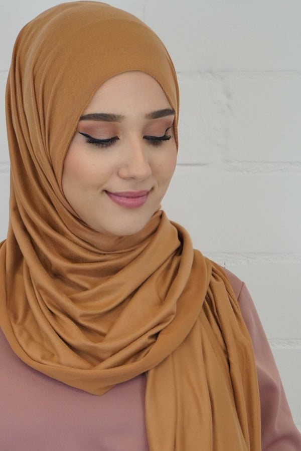 Jersey Hijab Fiza Karamell 2