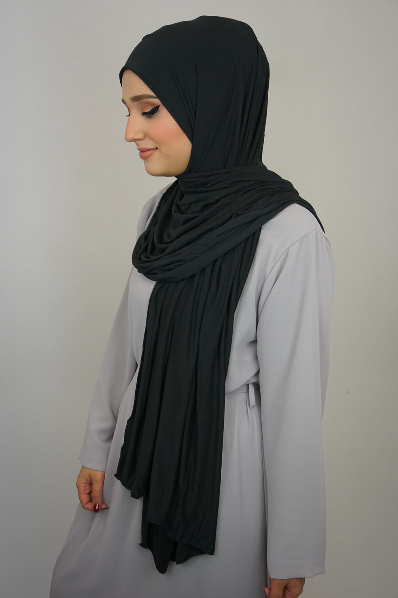Jersey XL Hijab Schwarz