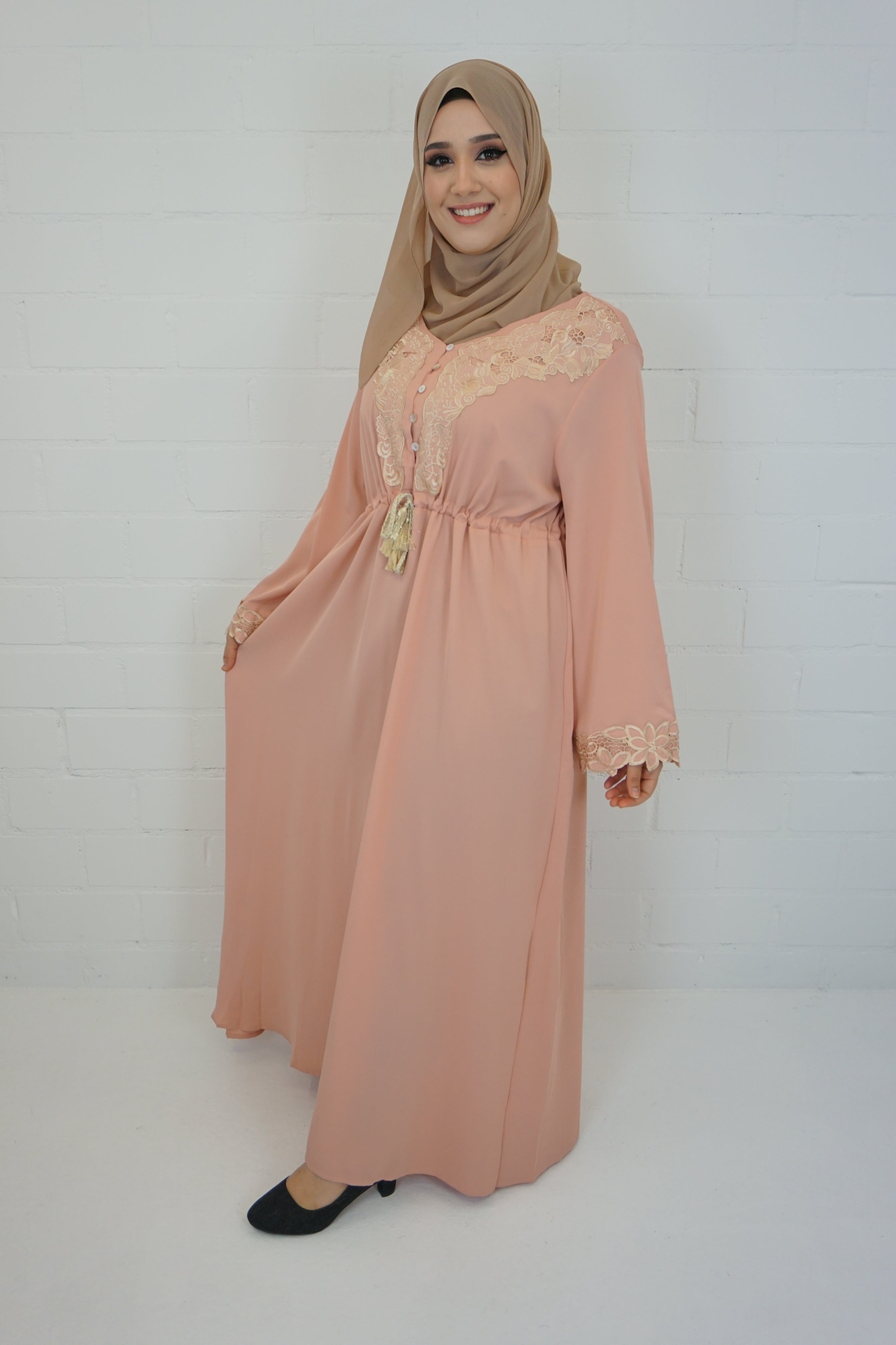 Abaya Asja Pink