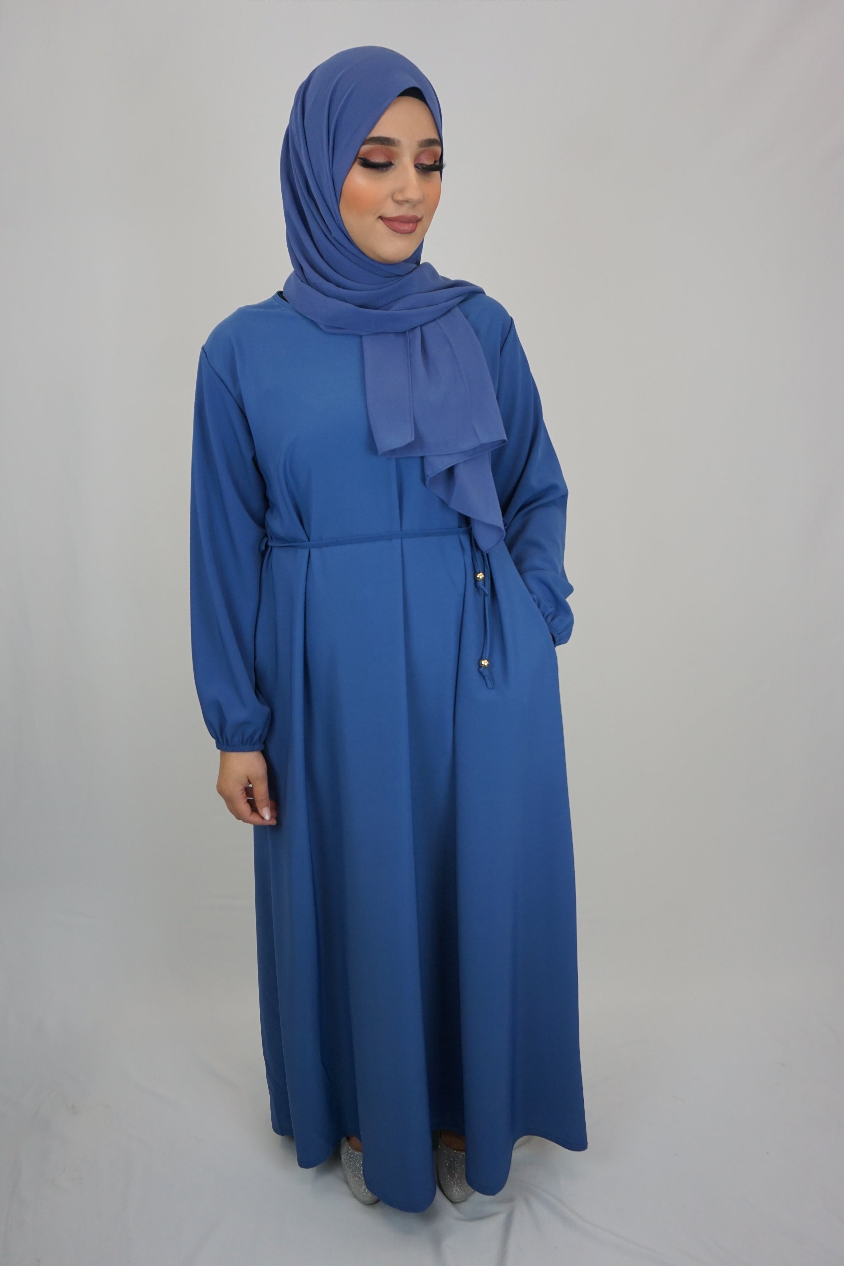 Basic Abaya Royalblau