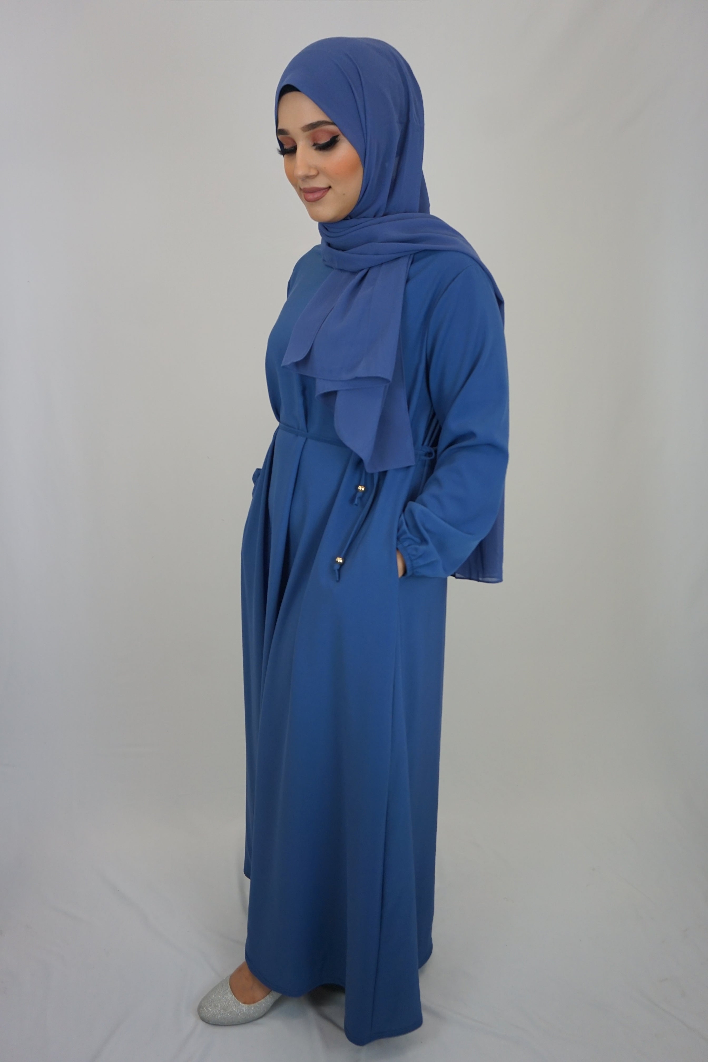 Basic Abaya Royalblau