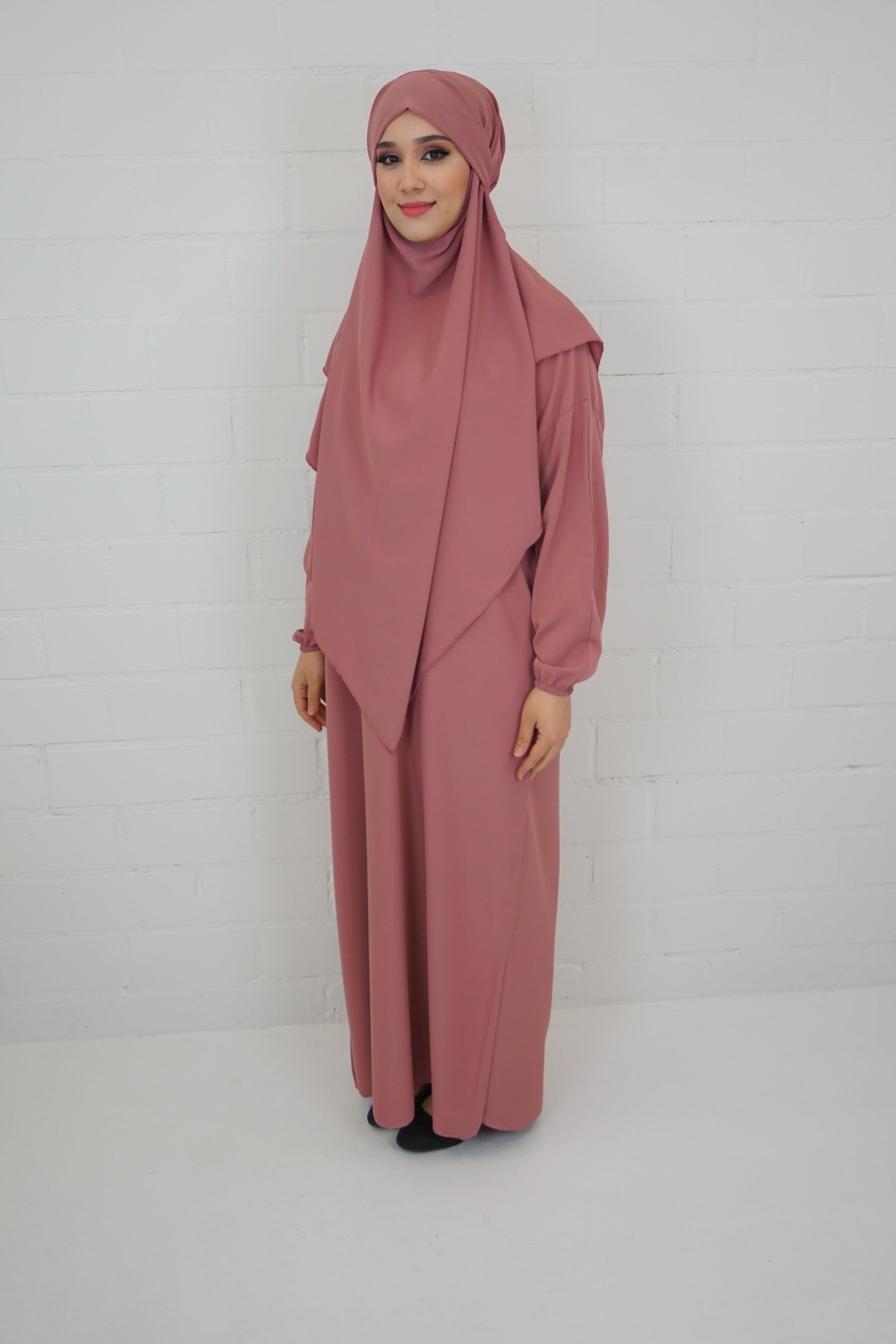 Khimar-Abaya Blush