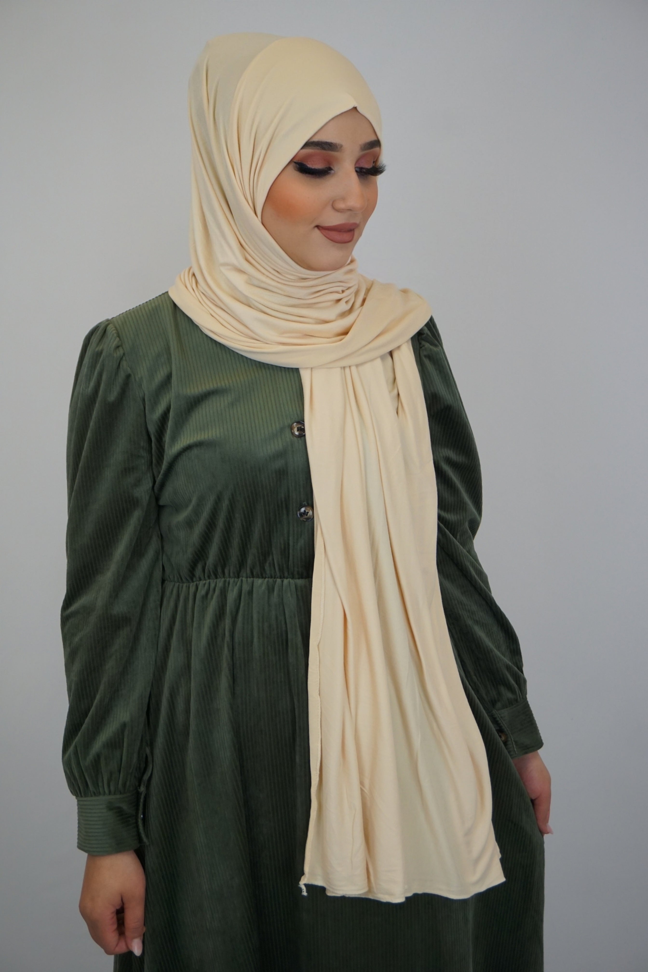Jersey XL Hijab Beige 2 alt