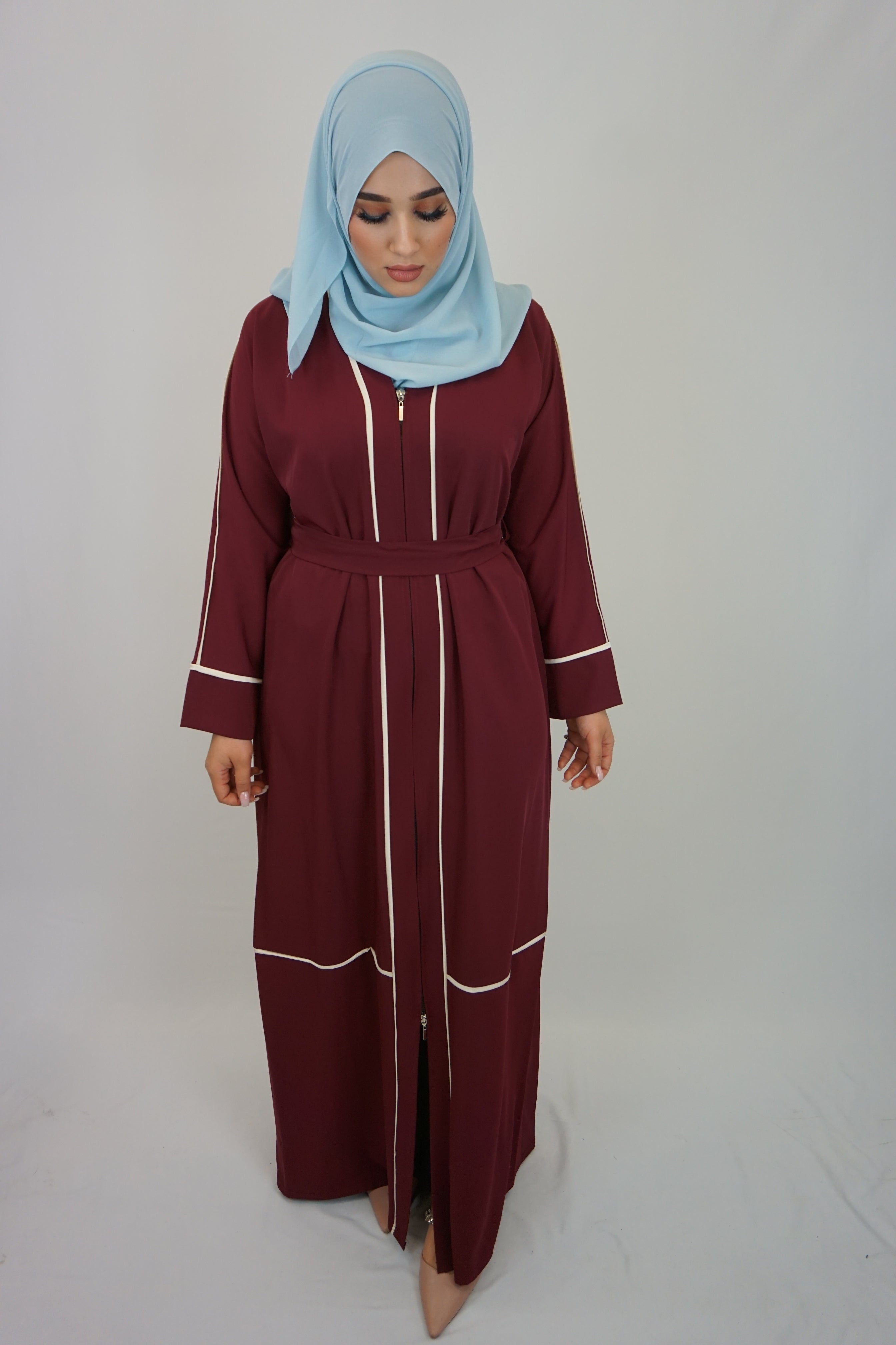 Abaya Sakina Bordeaux