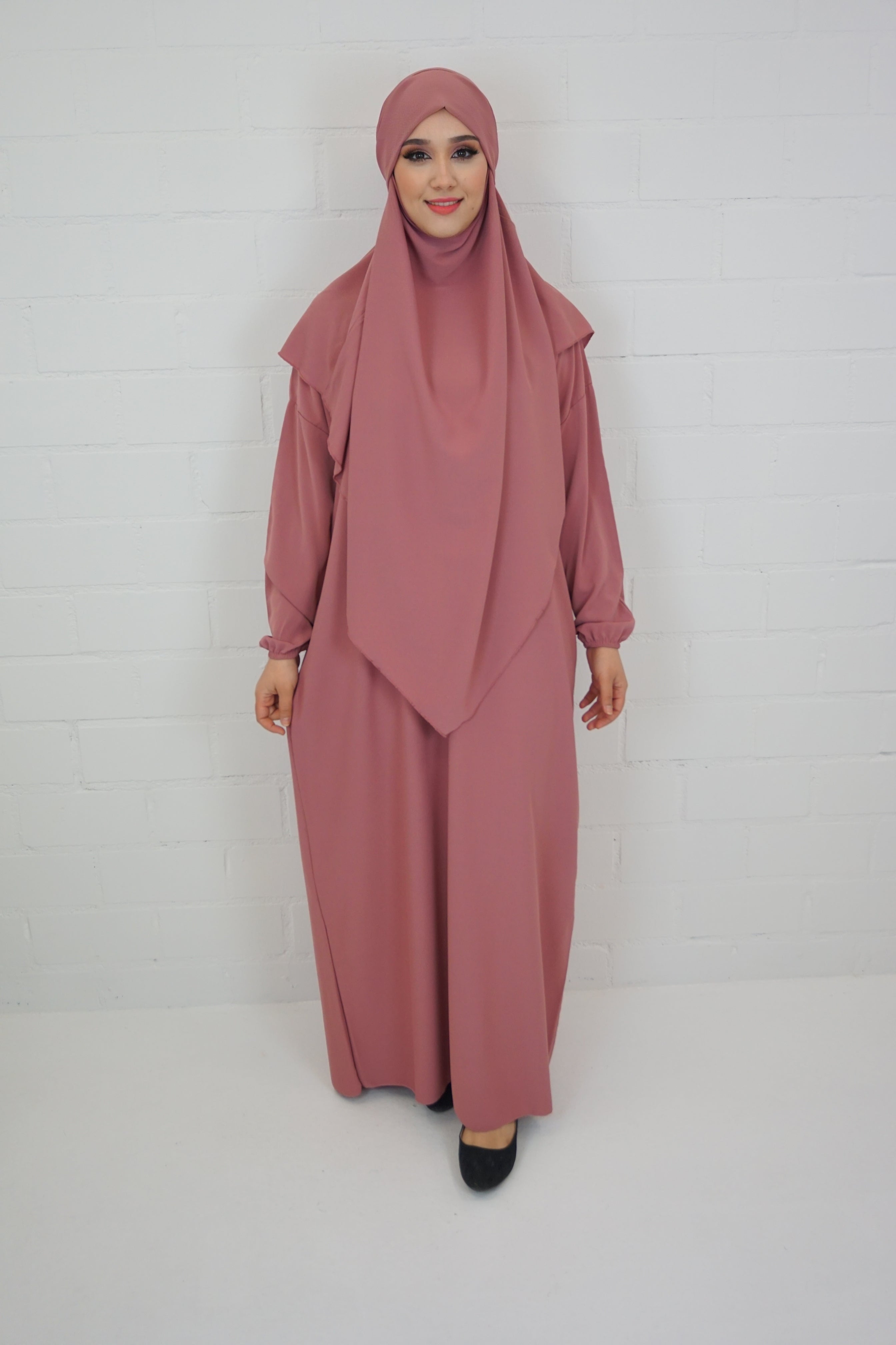 Khimar-Abaya Blush