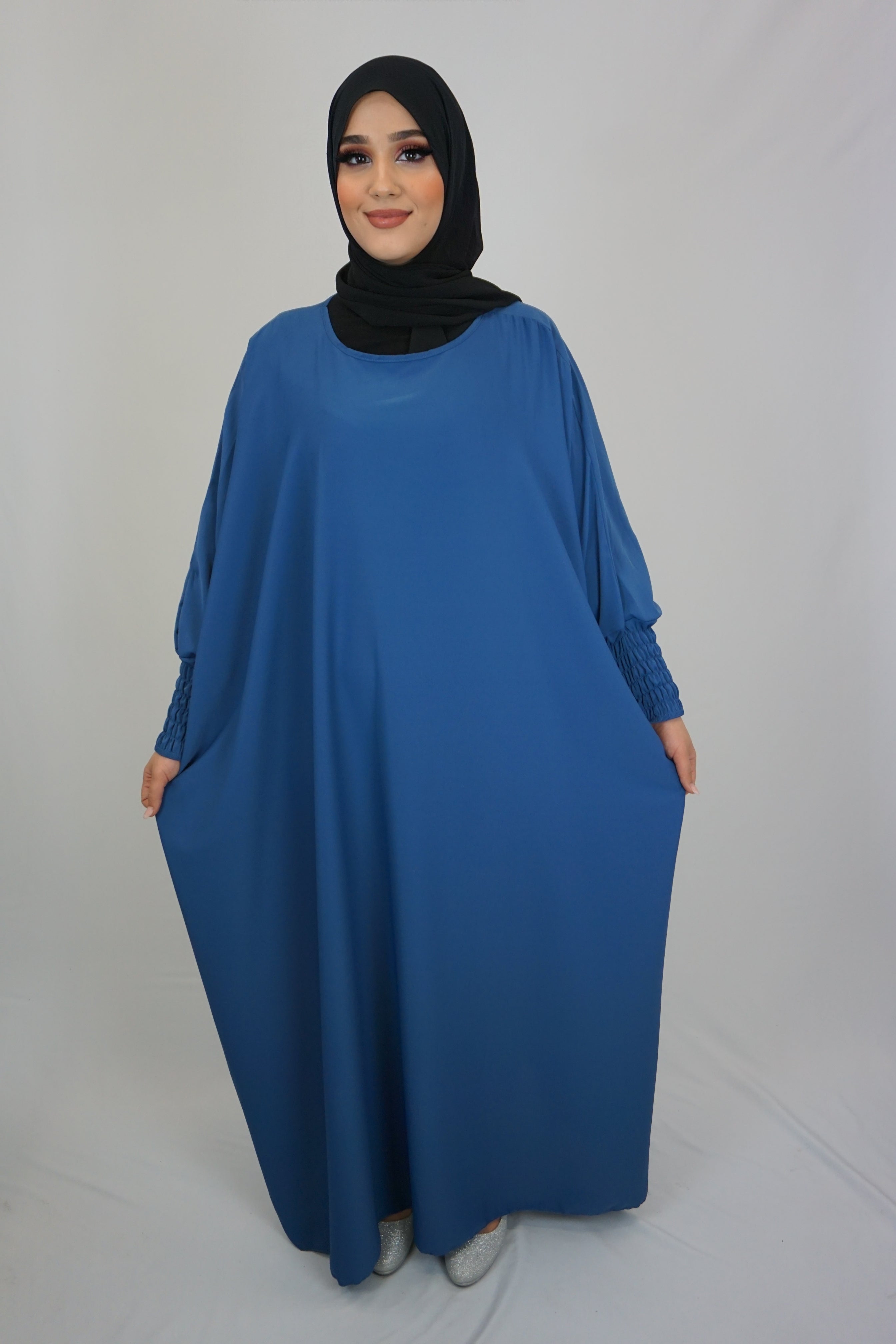 Jilbab Kleid Amaya Hellblau