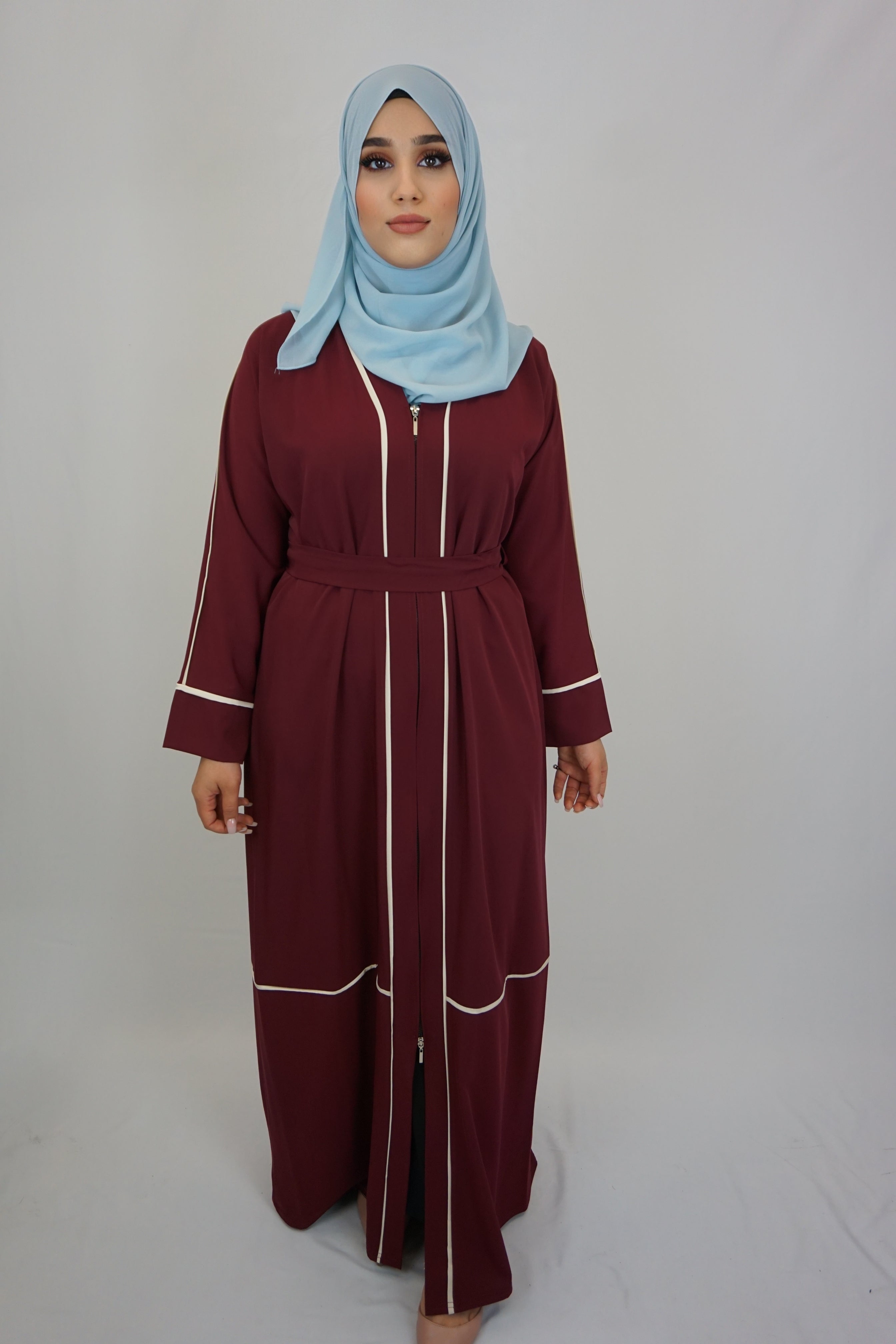 Abaya Sakina Bordeaux