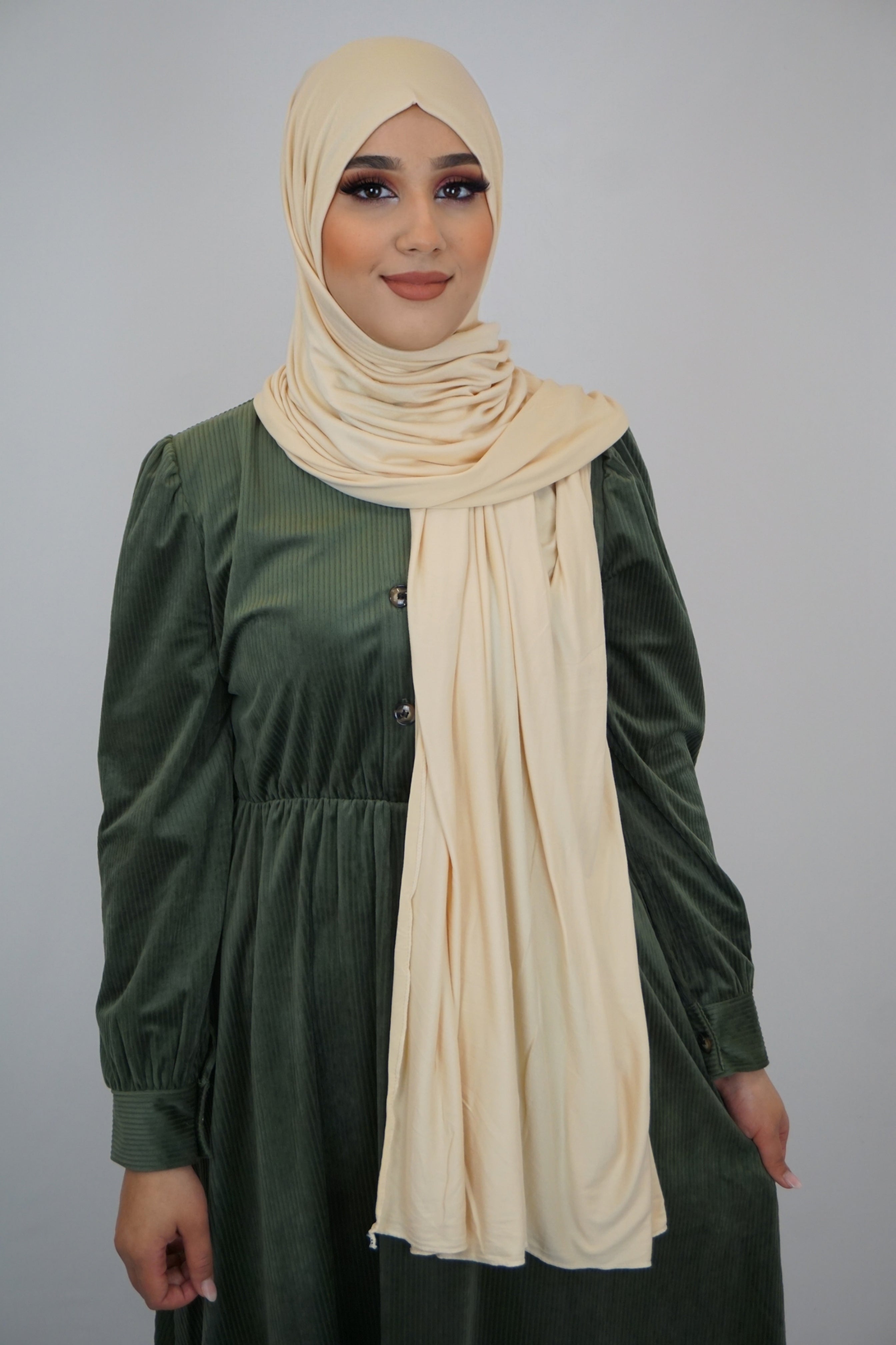 Jersey XL Hijab Beige 2 alt