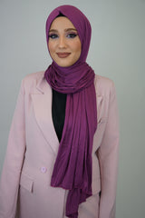 Jersey Hijab Fiza Violettpink