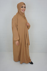 Jazz Hijab-Abaya Camel