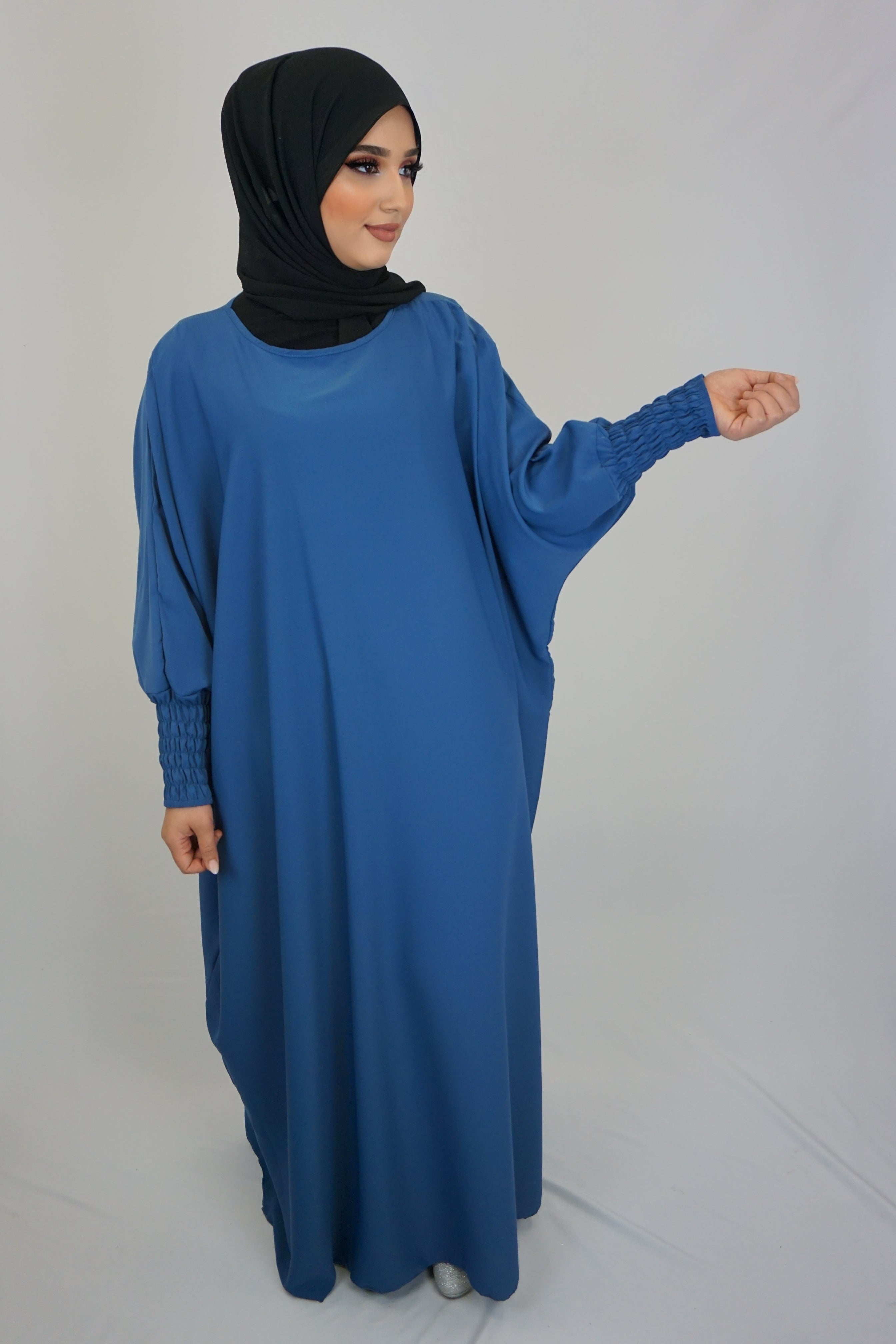 Jilbab Kleid Amaya Hellblau