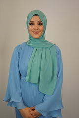 Chiffon Hijab Maira Türkis