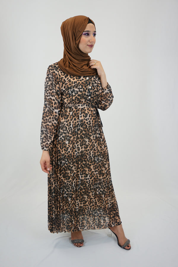 Kleid Abir Leopard