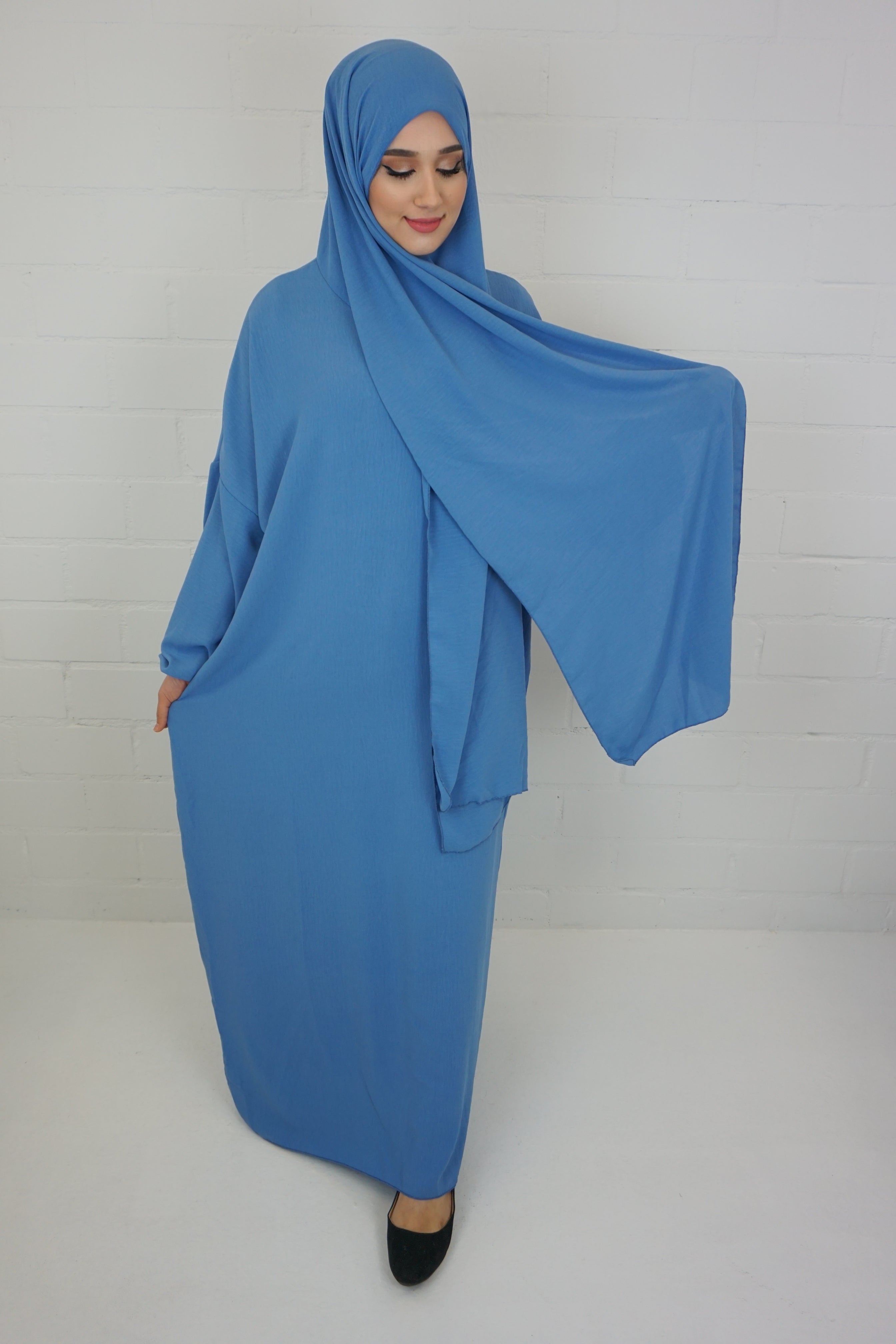 Jazz Hijab-Abaya Hellblau