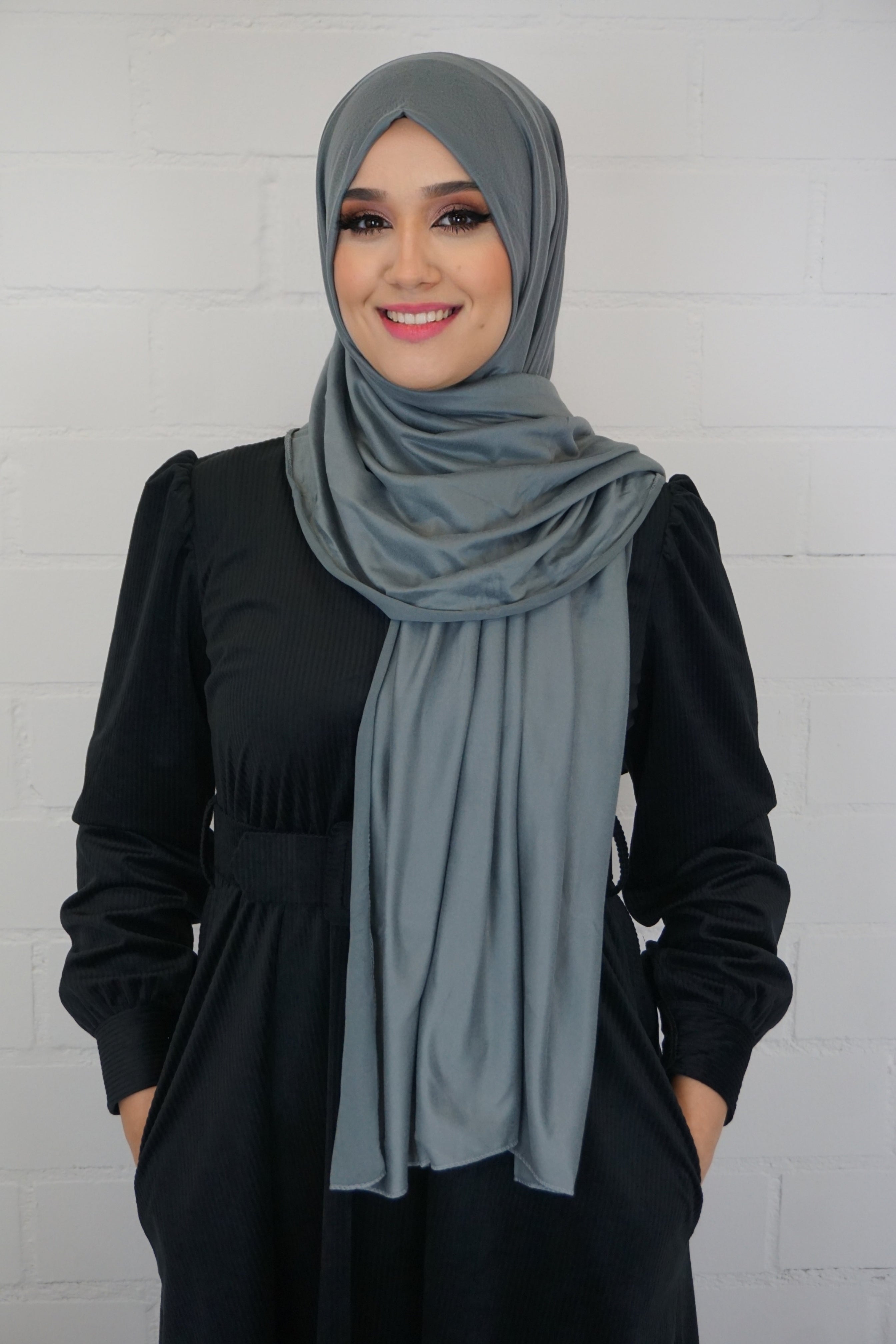 Jersey Hijab Fiza Grau