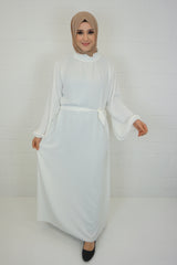 Abaya Mayla Weiss