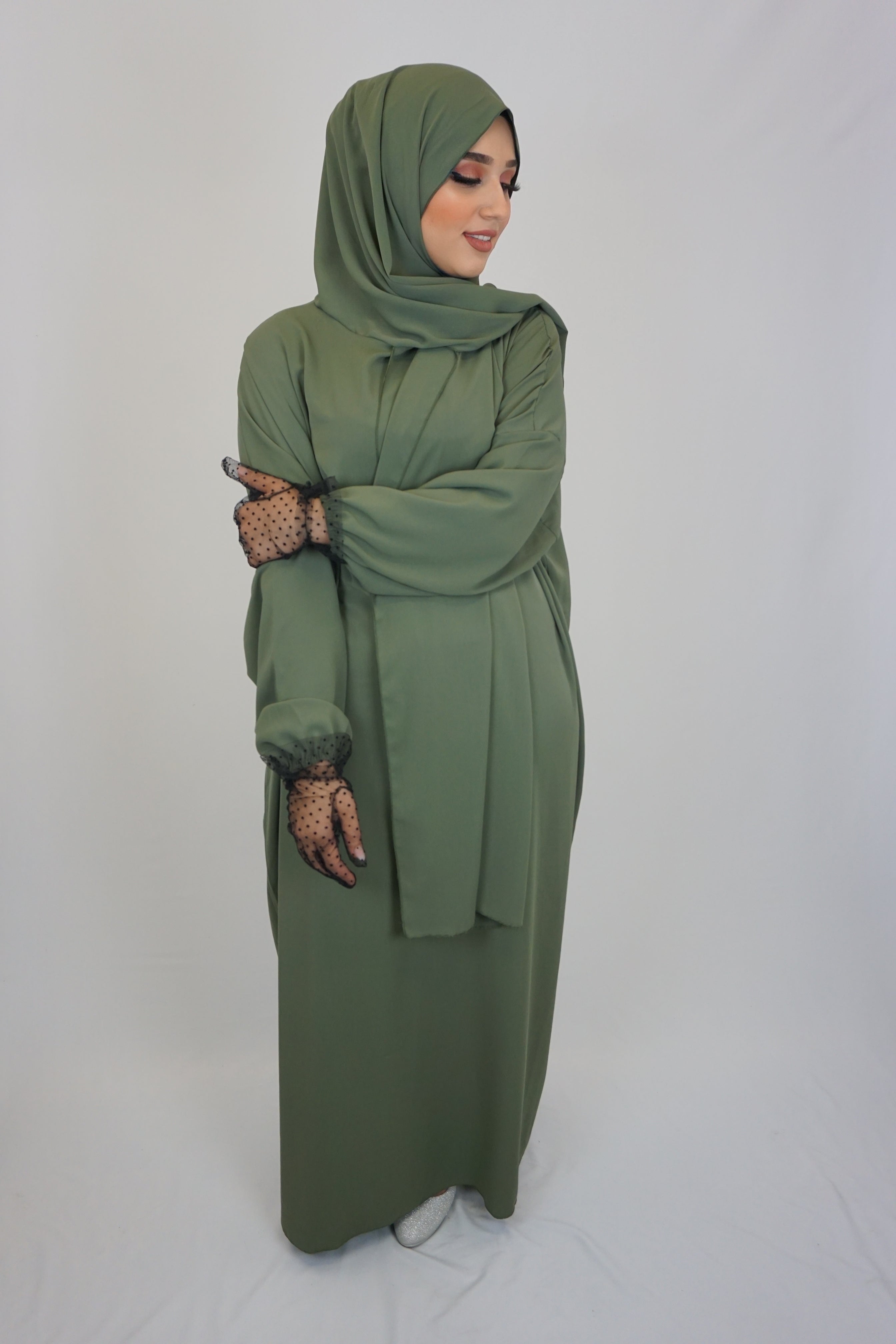 Hijab-Abaya Grün