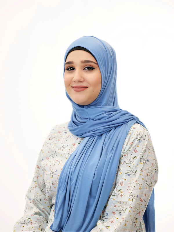 Jersey Hijab Fiza Himmelblau