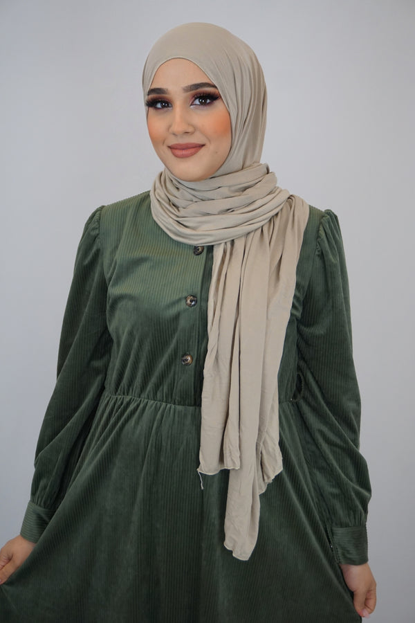 Jersey Hijab Fiza Beige