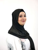Chiffon Hijab Maira Schwarz