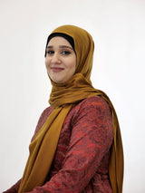 Baumwoll Hijab Almaz Camel