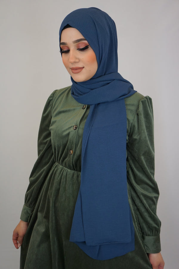 Jazz Hijab Graublau