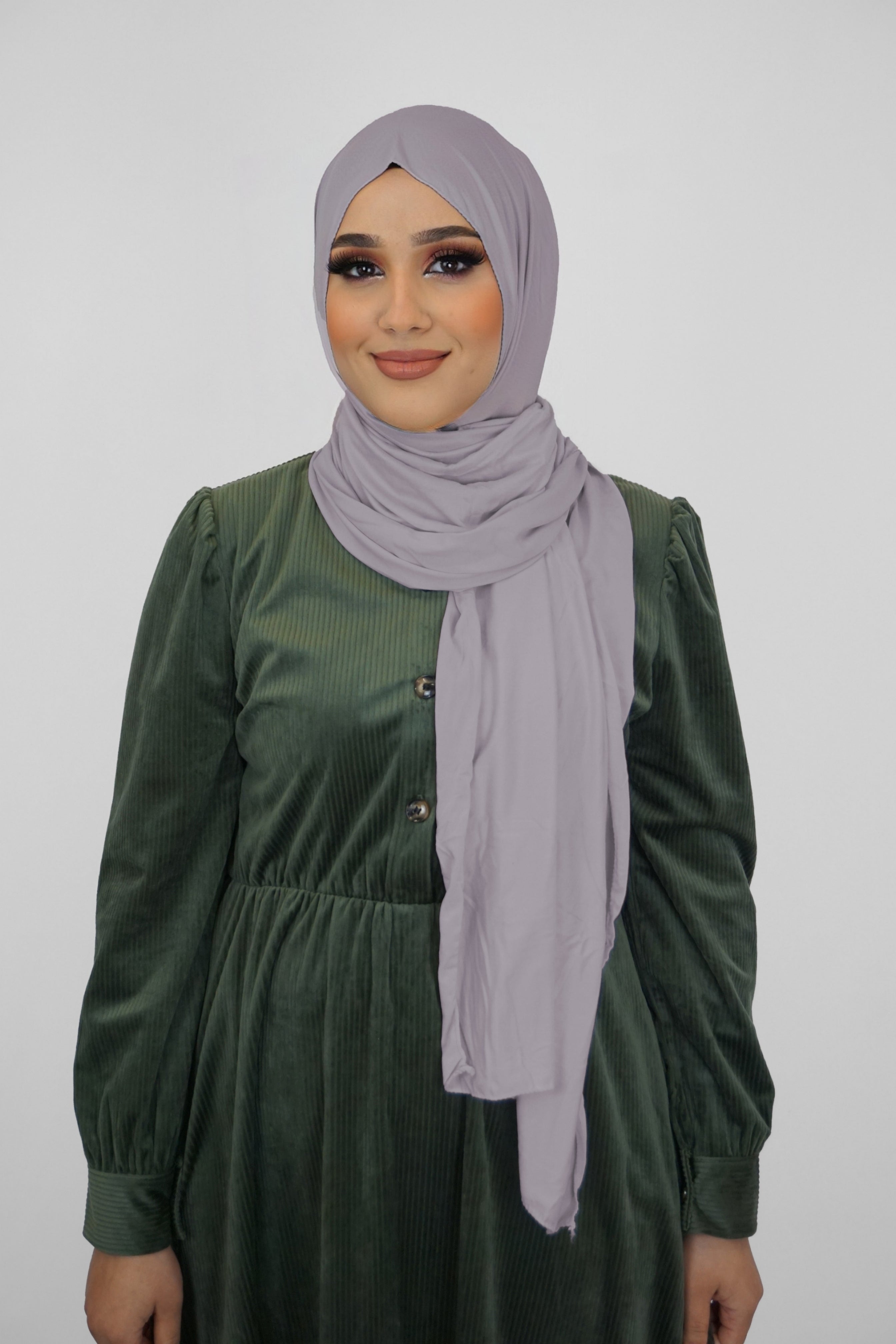 Jersey XL Hijab Hellgrau