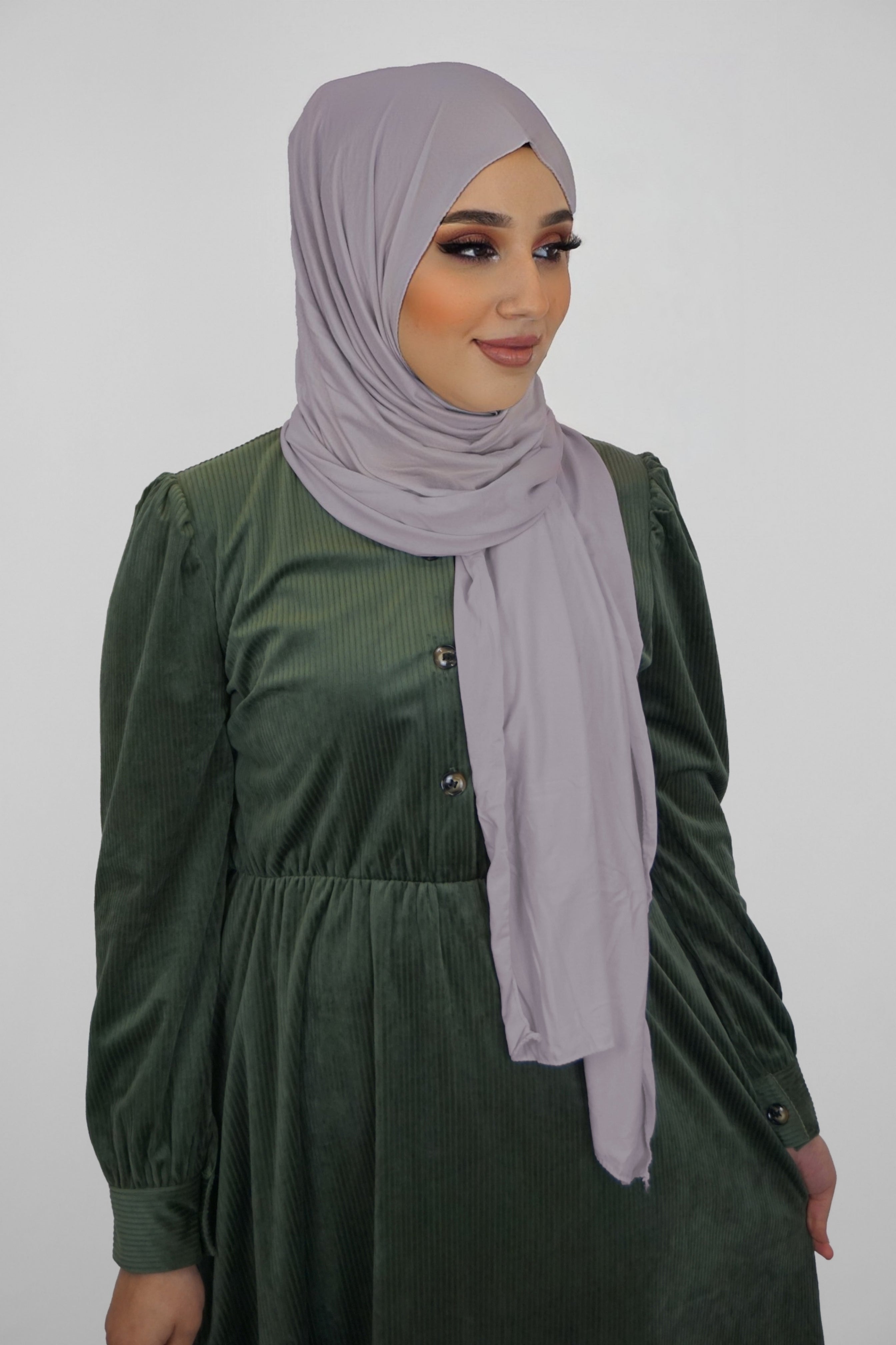 Jersey XL Hijab Hellgrau
