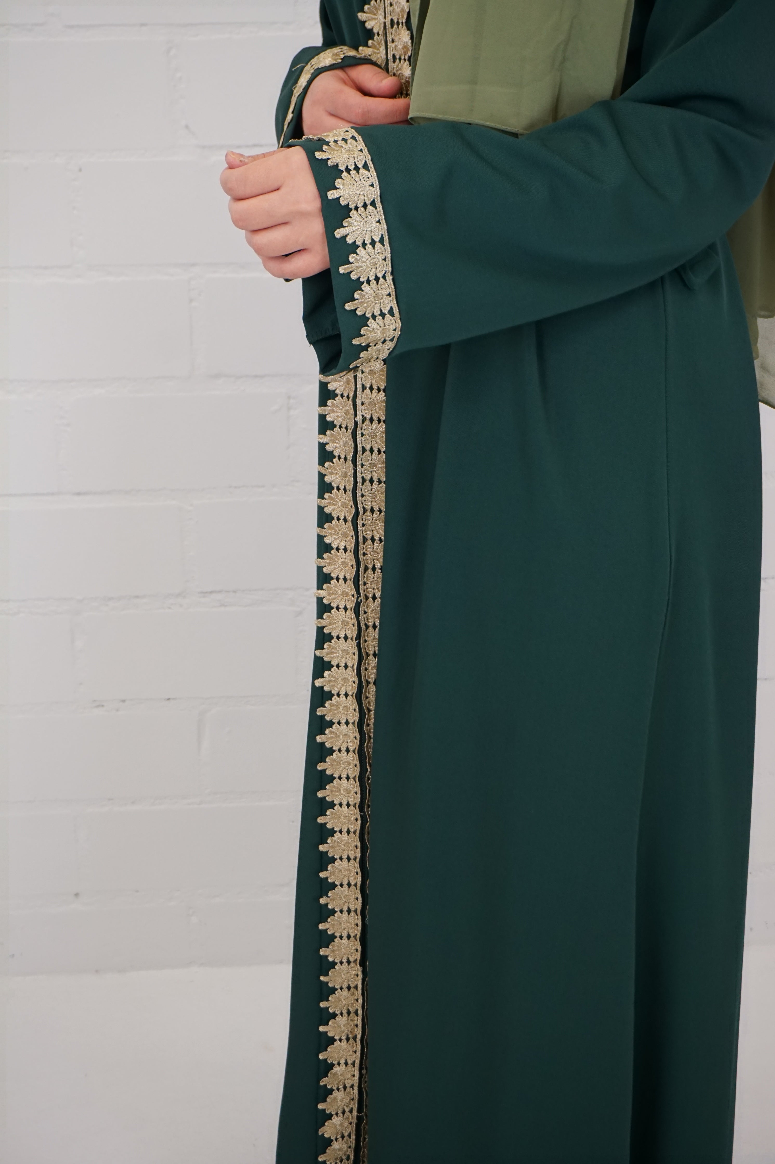 Abaya Faheema Smaragdgrün